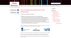 Desktop Screenshot of dutchphotonics.nl